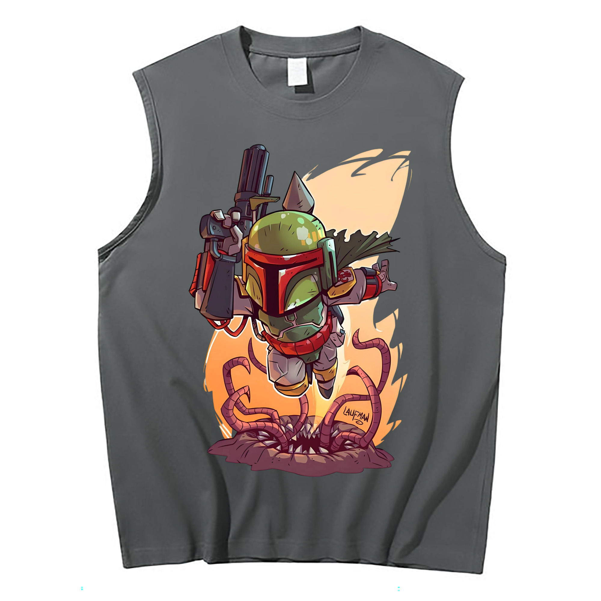 （画像用） スター・ウォーズ Star Wars コットン100％タンクトップ（フロントプリント）